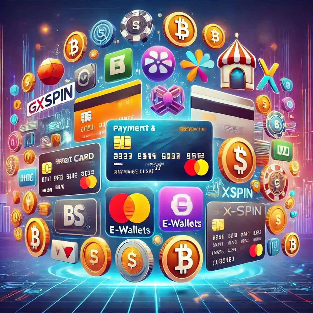 Betalings- en Opnamemethoden bij GXspin Online Casino